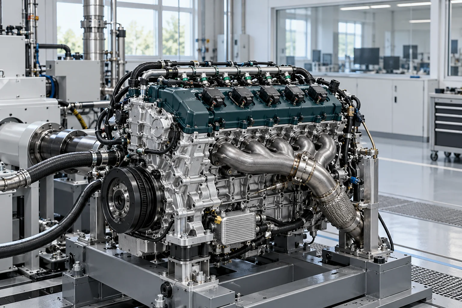 Illustrative engine integration and testing environment